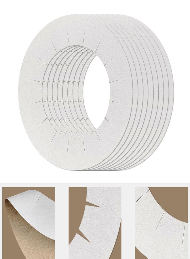 JUNSDUKE 30 Pieces Clean Collars for Wax Warmer, Wax Universal Protective Collors for Wax Can, Waxing Supplies (White, 30 Pack) - Image 3